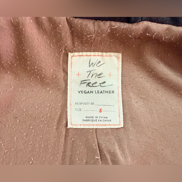 Free People Cleo Hooded Vegan Suede Moto Jacket S - Picture 15 of 16